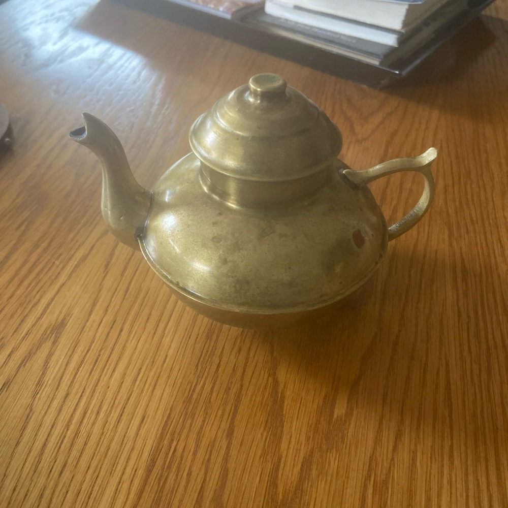 Vintage Brass Teapot